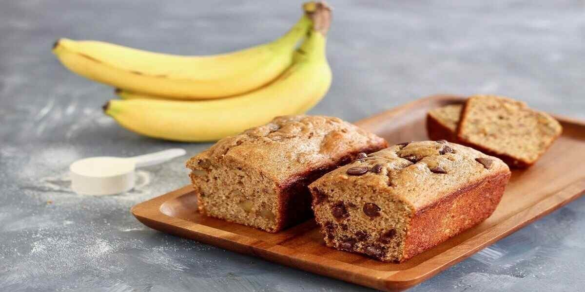 Banana bread with high protein