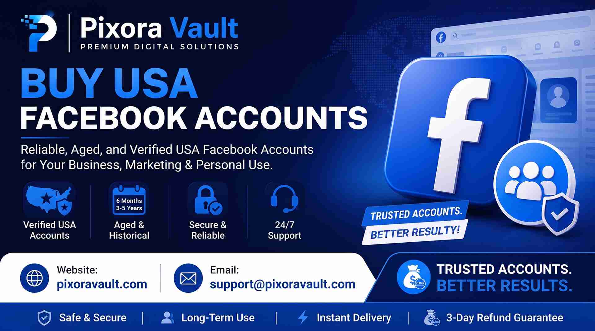 Top 6 Buy USA Facebook Accounts​ Marketplaces Online